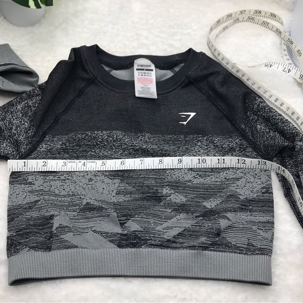 Gymshark cropped long sleeve top size small - Picture 8 of 9